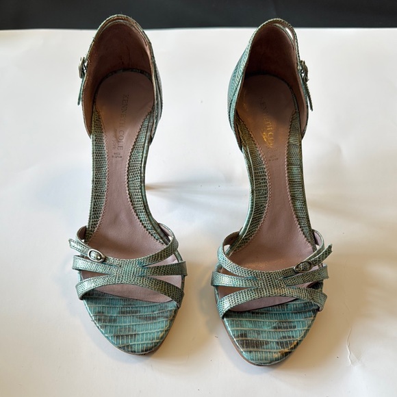 Kenneth Cole  Green Heels Strappy Design - Picture 1 of 6